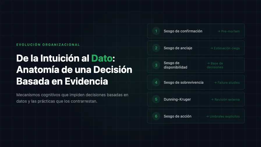 De la Intuición al Dato: Anatomía de una Decisión Basada en Evidencia